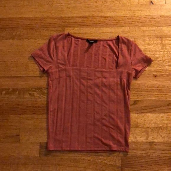 Square-Neck Ribbed Top - Picture 1 of 2